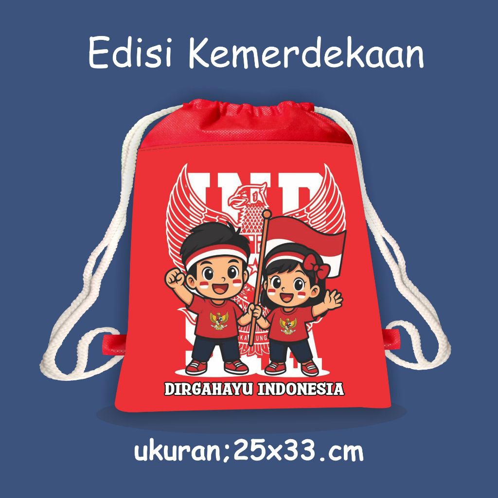 READY STOK. TAS RANSEL SERUT. TAS KEMERDEKAAN INDONESIA.TAS 17 AGUSTUS. Tas Dirgahayu RI