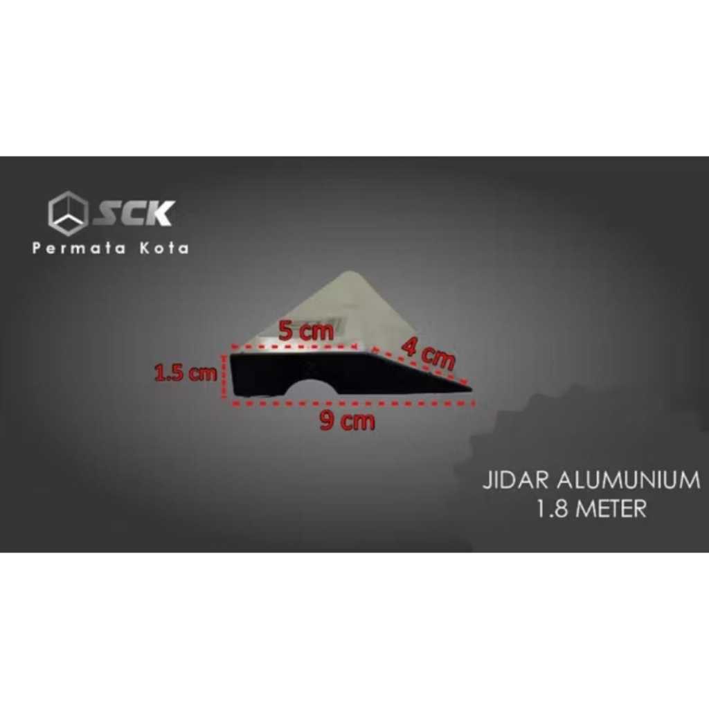 Jual Jidar Alumunium Panjang 1,8 Meter - Alat Plesteran Adukan Semen ...