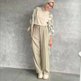 Celana Loose Pants JUMBO Celana Kulot Wanita JUMBO Celana Anti Kusut