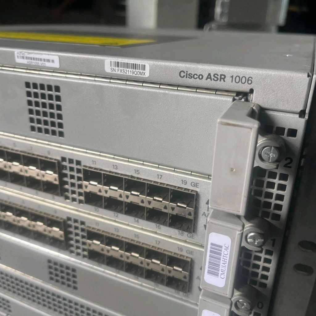 Jual Cisco ASR 1000 Series Aggregation Services Routers Cisco ASR1006 ...