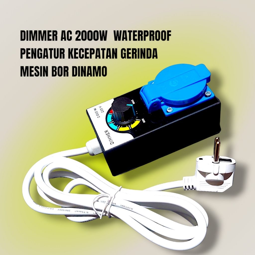 Jual AEBRAND DIMMER 2000W AC PENGATUR KECEPATAN GERINDA SELEPAN LAMPU ...