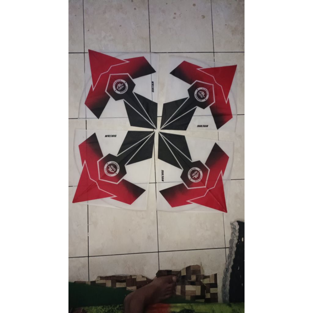 Jual layangan sukoi 1 lilitan motif gambar random termurah (50pcs ...