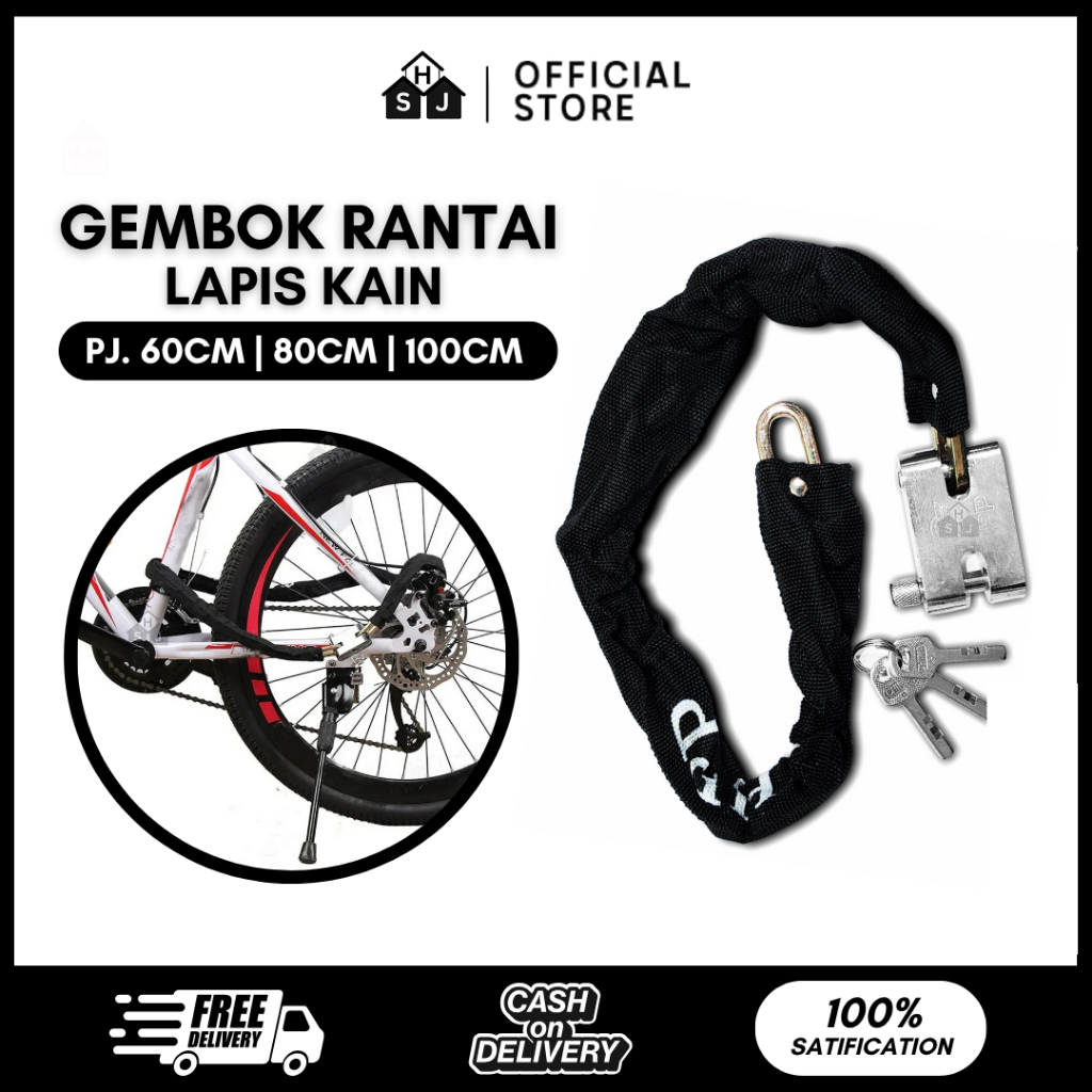 Jual Gembok Rantai Lapis Kain Gembok Pagar Pintu Rumah Anti Maling ...