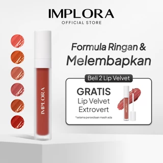 Implora Lip Velvet | Lipstick Bibir