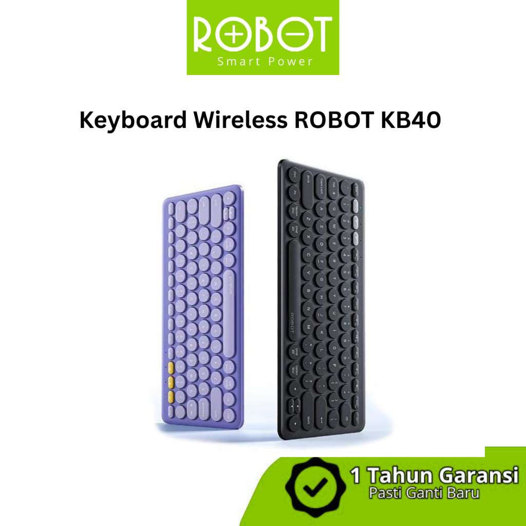 Jual Keyboard Wireless ROBOT KB40 | Shopee Indonesia