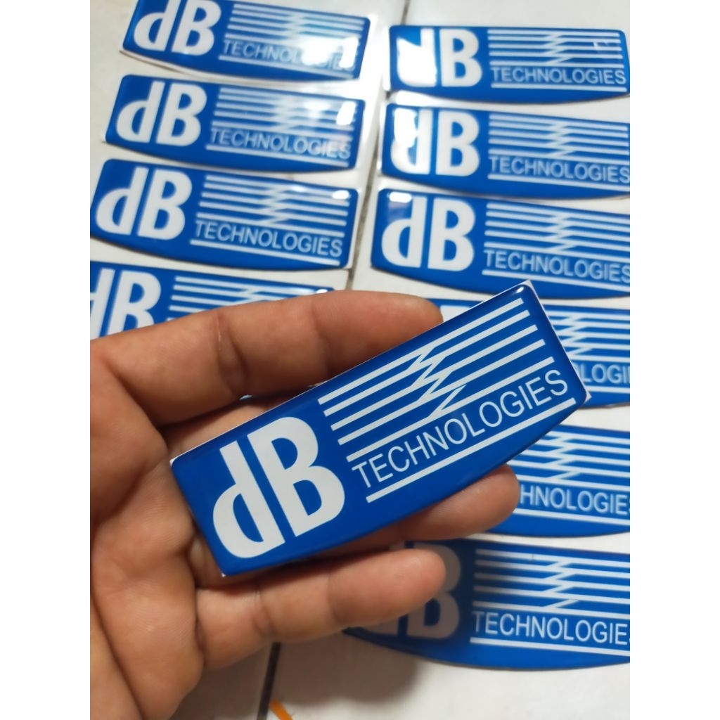 Jual dB TECHNOLOGIES , LOGO / LABEL / EMBLEM GRILLBOX SPEAKER / sticker ...