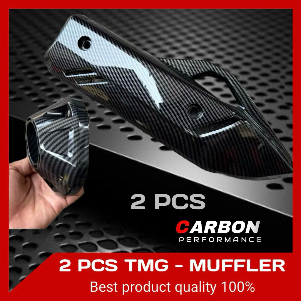 Jual TUTUP KNALPOT PCX 160 CARBON DAN MONCONG PCX 160 - tutup knalpot ...