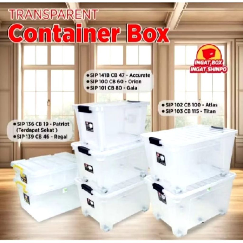 Jual [Khusus Instant] Container Box Atlas CB 100 (SIP - 102) & Titan CB ...