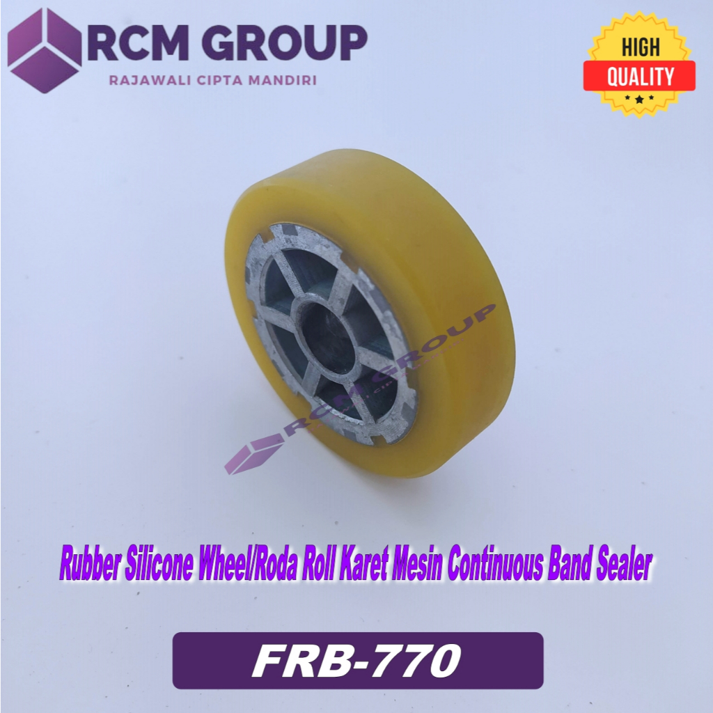 Jual Rubber Silicone Wheel / Roda roll karet mesin continuous band ...