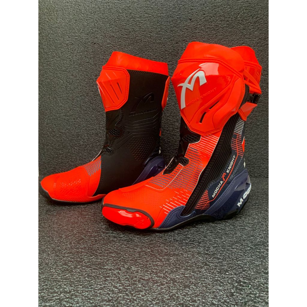 Jual Sepatu Riding Mocha Knight Marquez | Shopee Indonesia