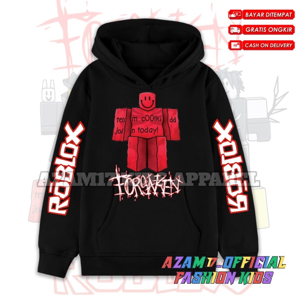 Jual Jaket Hoodie Anak Game Roblox Forsaken Karakter Coolkid Free