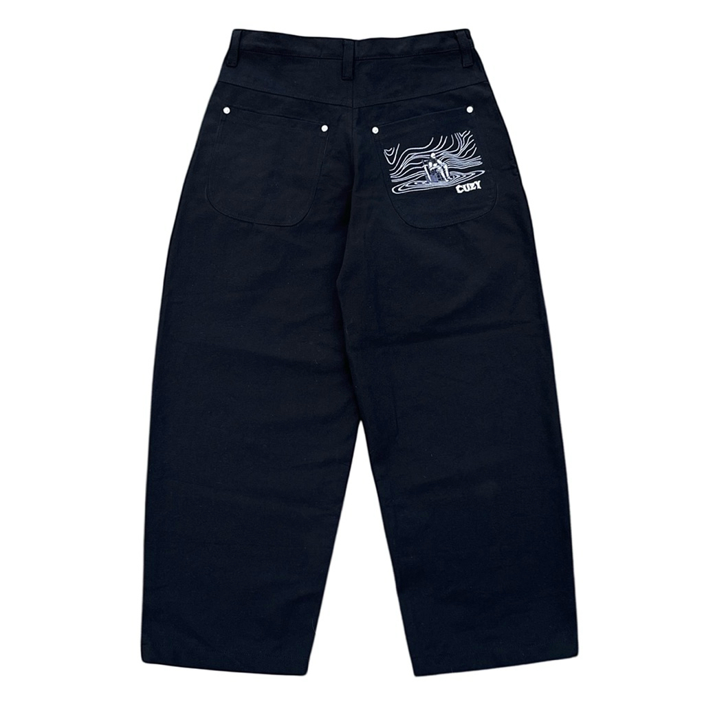 Jual CUZY - Celana Baggy Pleated Pants Hitam | Shopee Indonesia