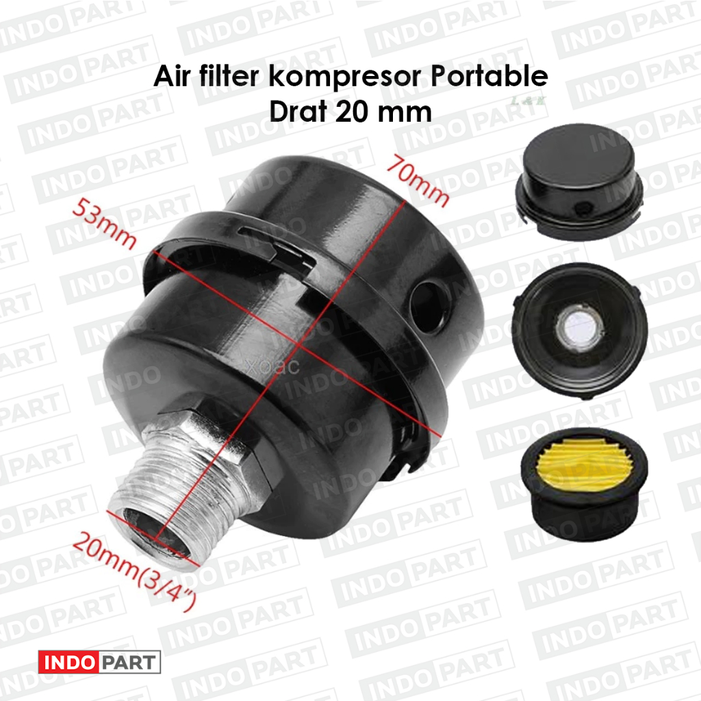 Jual Filter Udara Kompresor Angin DRAT 20mm - Air Filter Kompressor ...