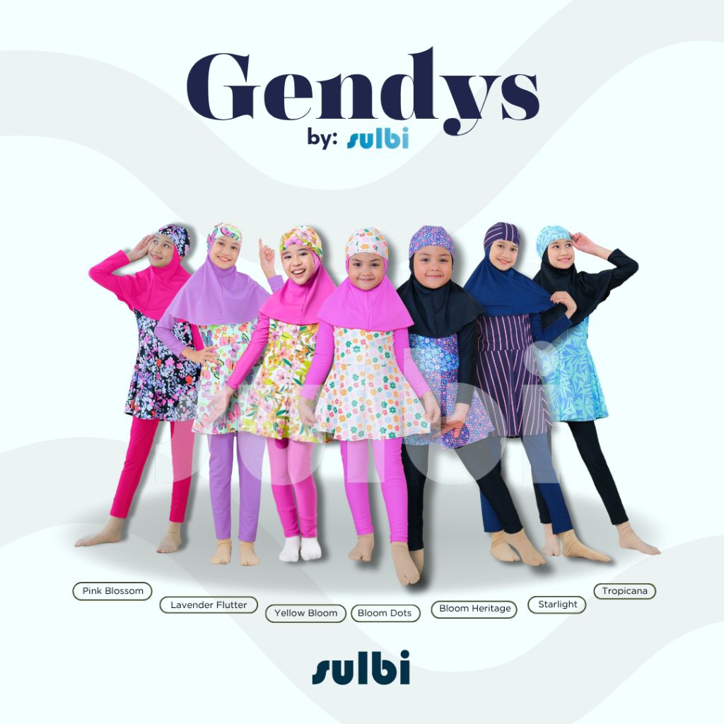 Jual Sulbi GENDYS Baju RENANG MOTIF Jumpsuit TERUSAN ANAK Perempuan ...