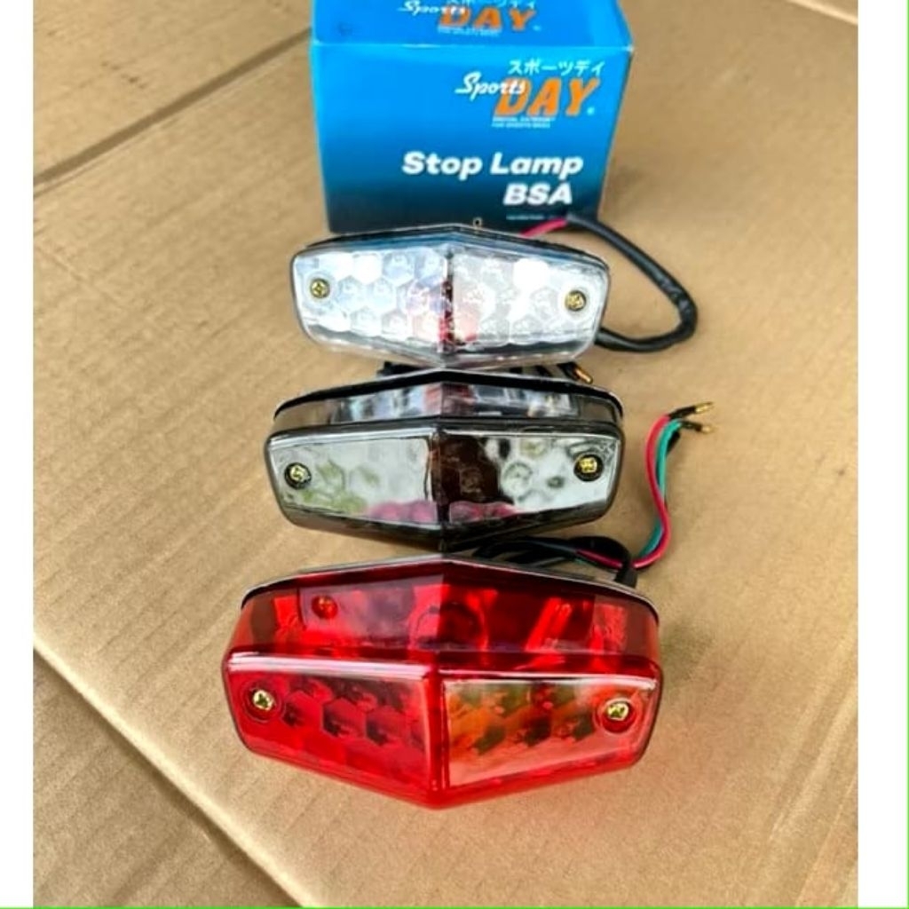 Jual Lampu stop BSA dop bohlam Bukan LED Day Mos lampu stop cb belakang ...