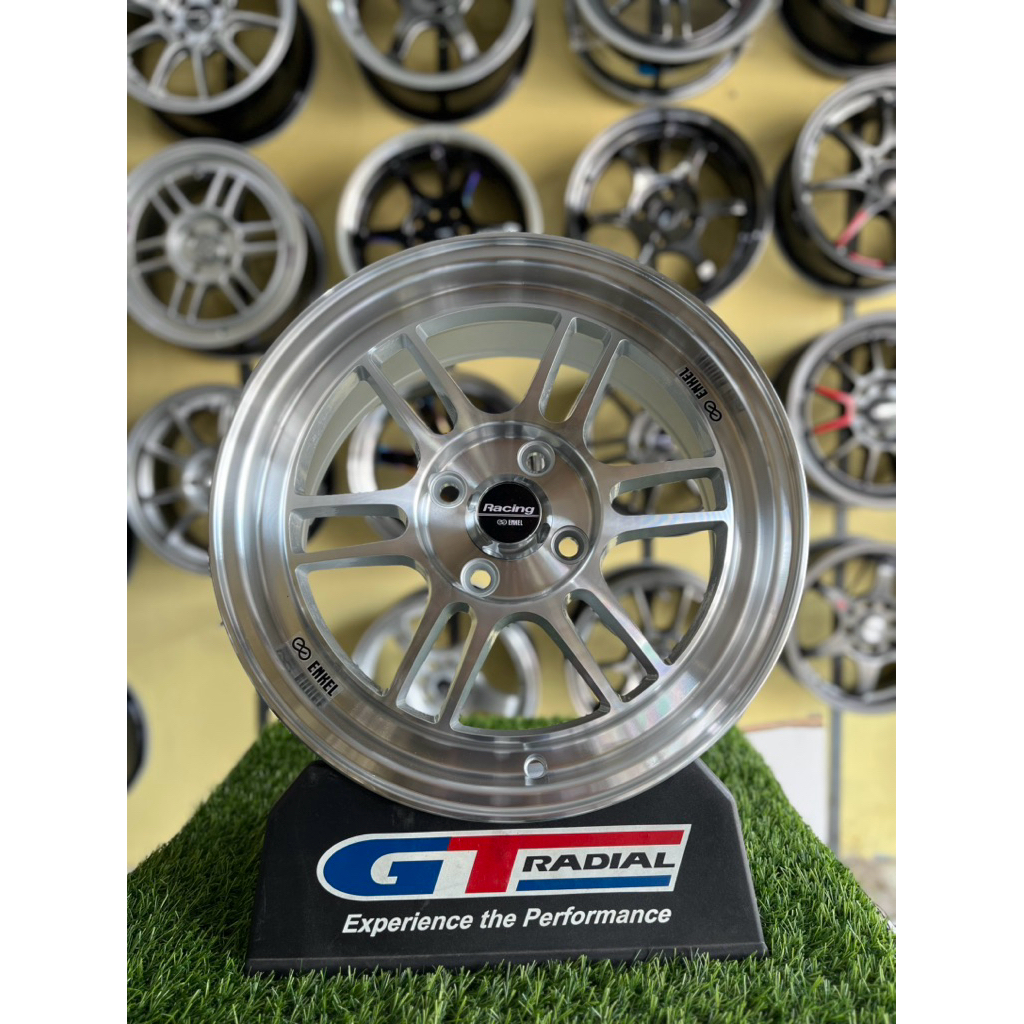 Jual velg enkei rpf r15 full polish pcd 4x100 lebar 7 kondisi baru ...