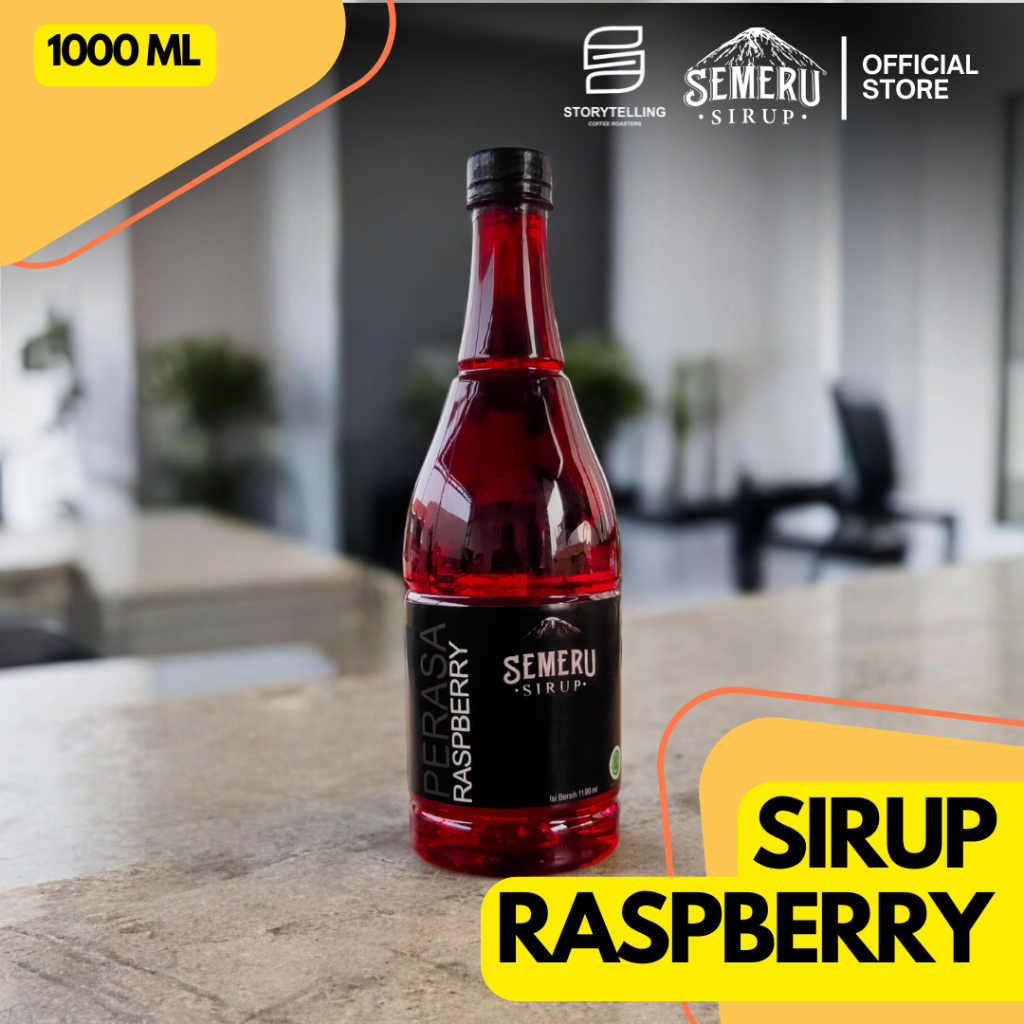 Jual Sirup raspberry semeru syrup 1000 ml / 1 liter | Shopee Indonesia