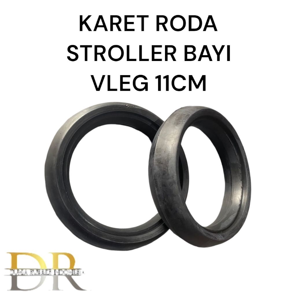 Jual Karet Ban Roda Stroller Bayi Vleg 11cm / 110mm | Shopee Indonesia