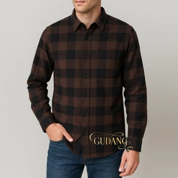 Kemeja Flanel Premium Bahan Flanel Premium Motif Kotak Pria Dan Wanita