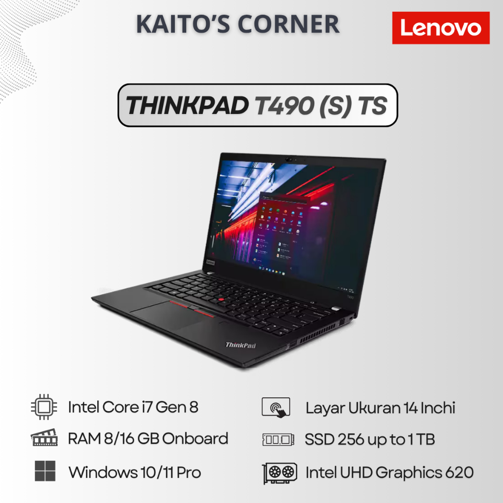 Jual [Bekas] Laptop Lenovo ThinkPad T490/T490s i5/i7 Gen 14