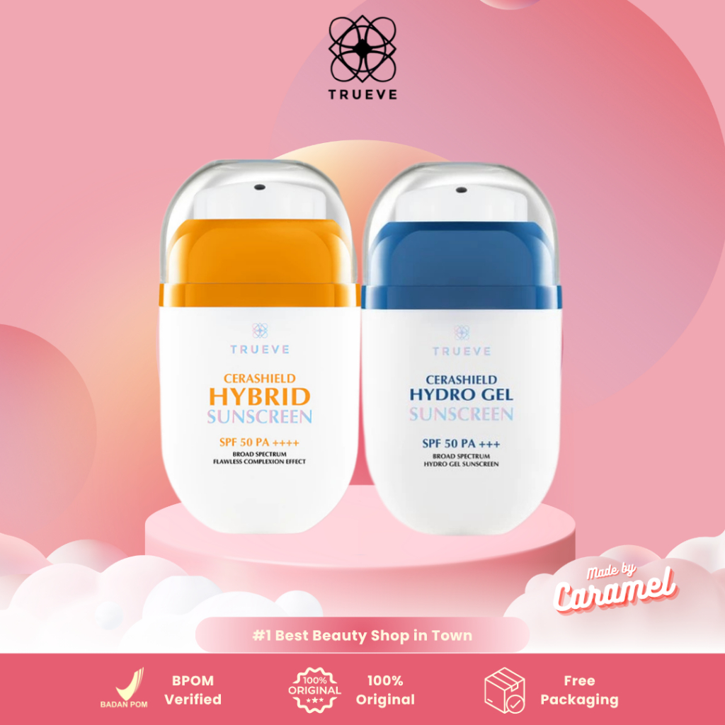 Jual TRUEVE Cerashield Hybrid Sunscreen & Cerashield Hydro Gel ...