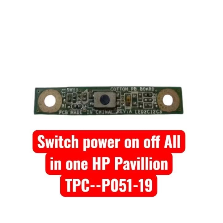 Jual Switch power on off All in one HP Pavillion TPC-P051-19 | Shopee ...