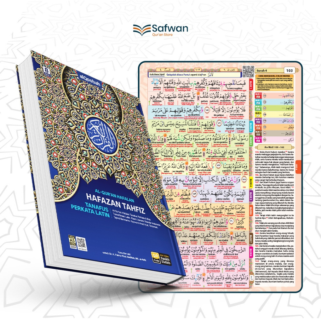 Jual Safwan - Al quran hafazan tahfiz / al quran Hafalan 8 Blok Warna ...