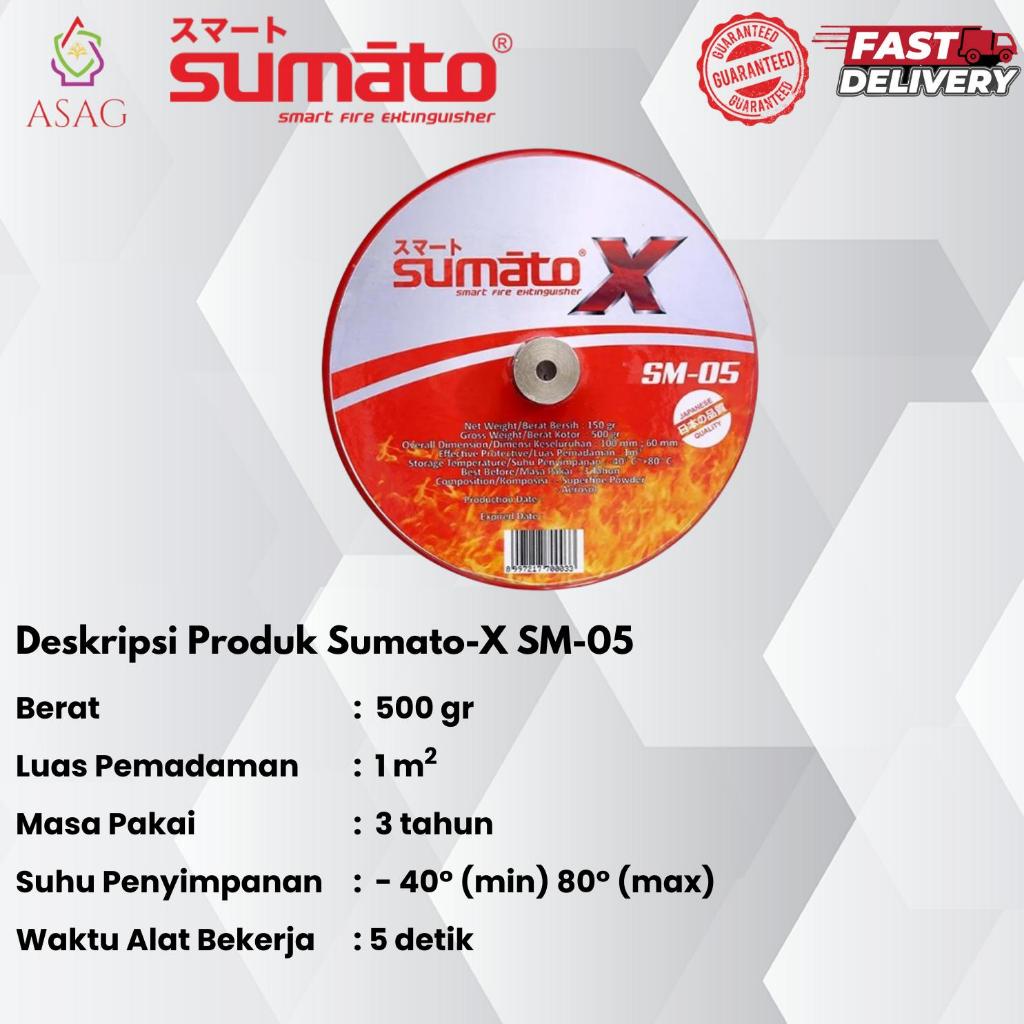 Jual Sumato X SM-05 Alat Pemadam Otomatis / Bom APAR / Power X ...