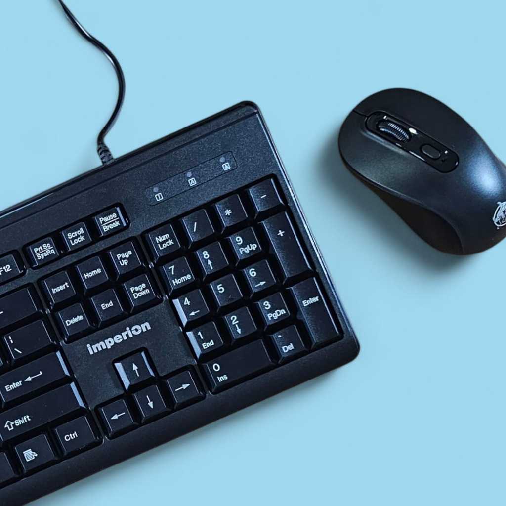 Jual Imperion KB-310 Slim Multimedia USB Keyboard + Mouse Wireless 2 ...