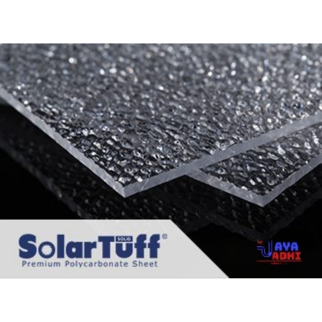 Jual Solartuff Flat 3mm - Per Meter Motif Kaca Es / Clear Embossed ...