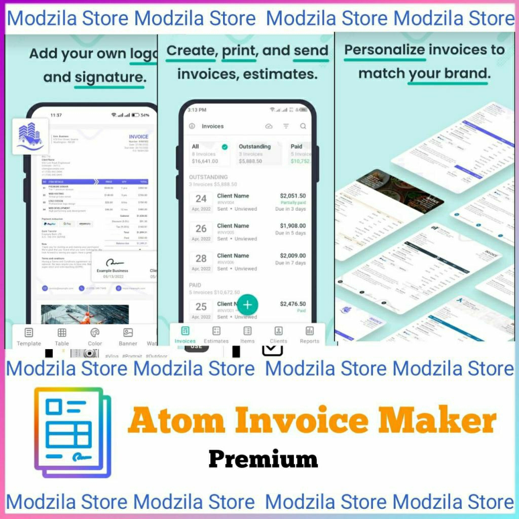 Jual Lifetime Atom invoice Aplikasi atom invoice pembuat Tagihan untuk ...