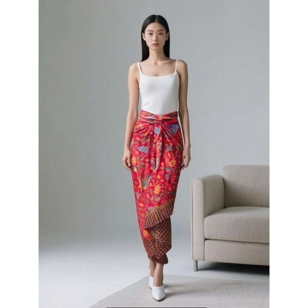 Jual Rok lilit silky primium ,rok batik, rok lilit | Shopee Indonesia