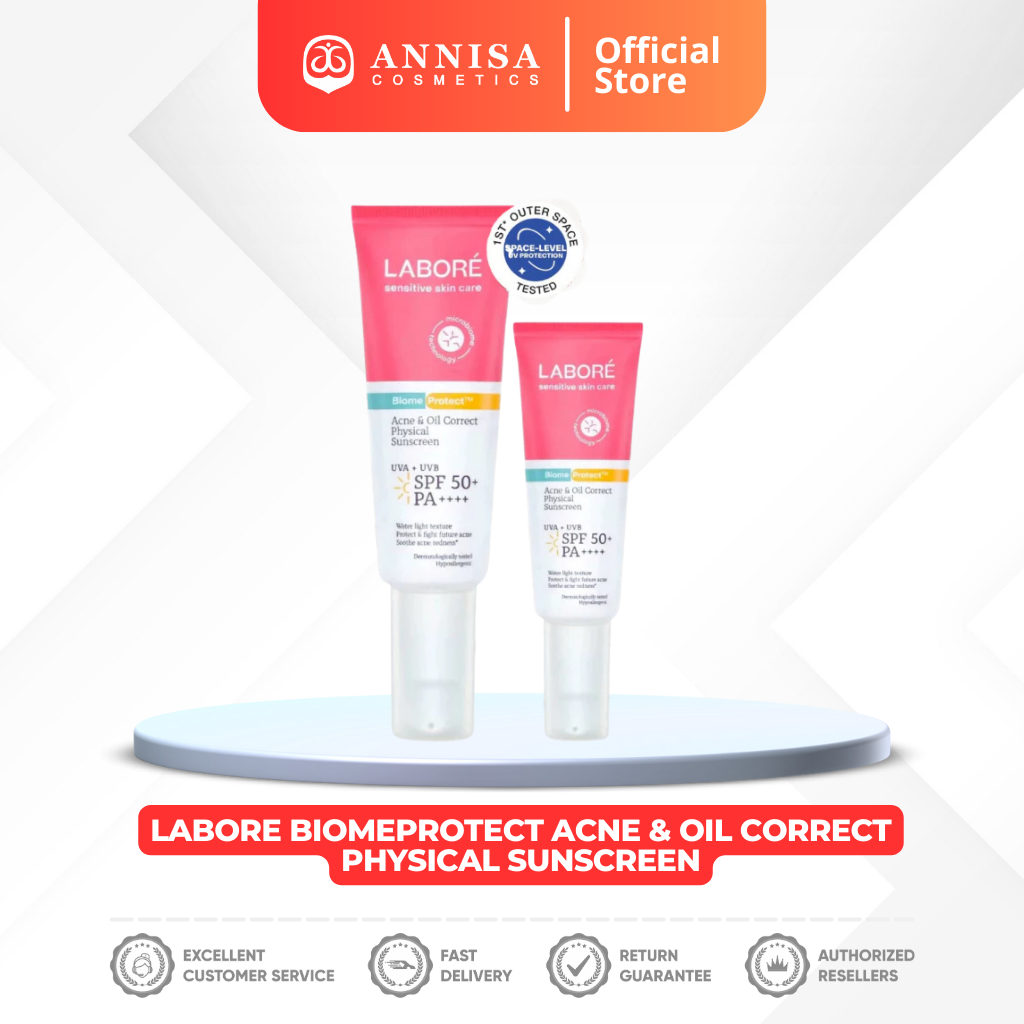 Jual LABORE BiomeProtect Acne & Oil Correct Physical Sunscreen | Shopee ...