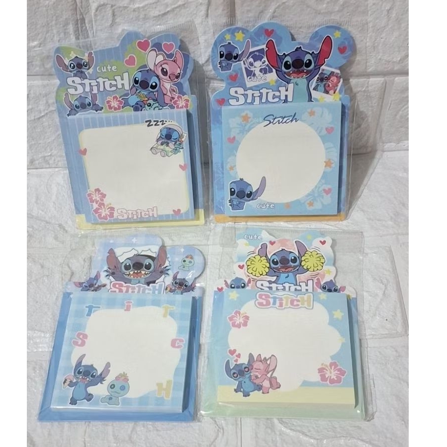 Jual sticky note stitch kertas notes diary pengingat tempel kertas buku ...