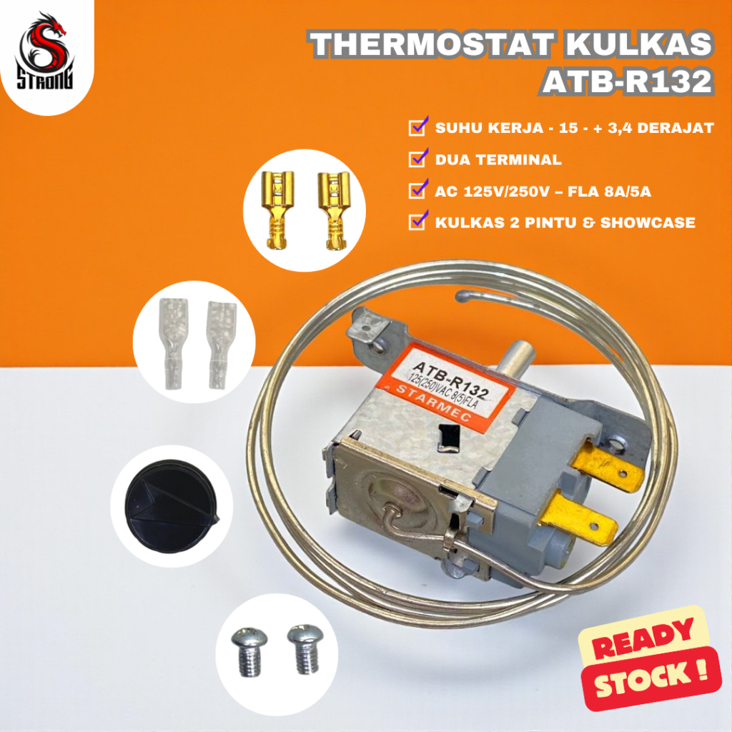 Jual STRONG Thermostat Kulkas Showcase Freezer AWTB P-132 / R-132 ...