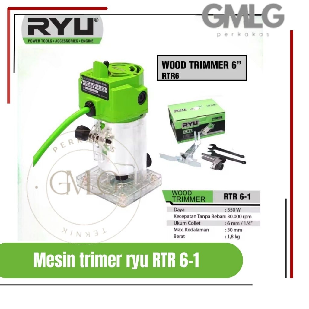 Jual Ryu mesin Trimer/router RTR 6-1 | Shopee Indonesia