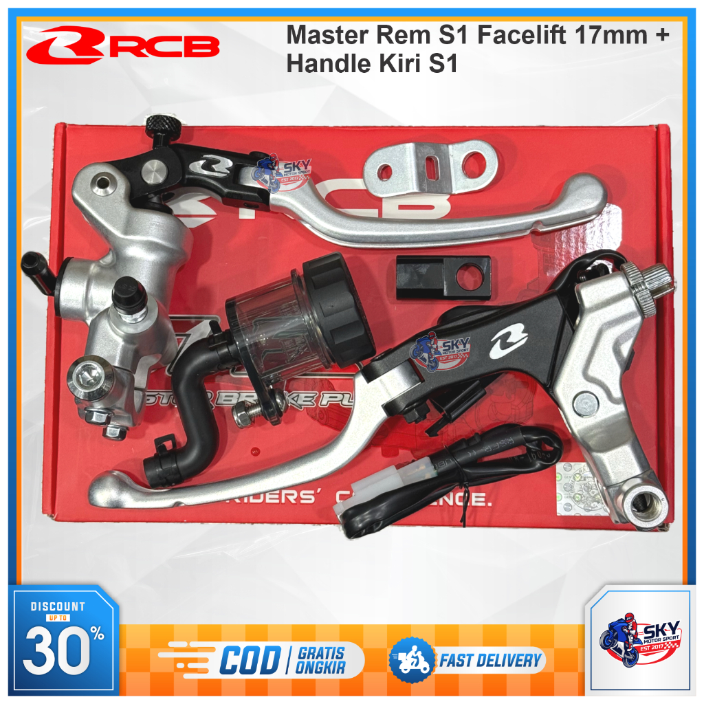 Jual Master Rem S1 Facelift FL + Kiri Clutch S1 RCB 17mm R15 R25 CBR ...