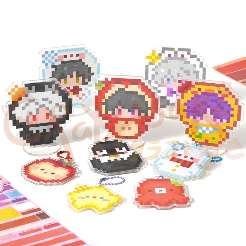 Jual DIY Sticker Pixel Mosaic Puzzle Kit - Acrylic Stand | Stiker Craft ...