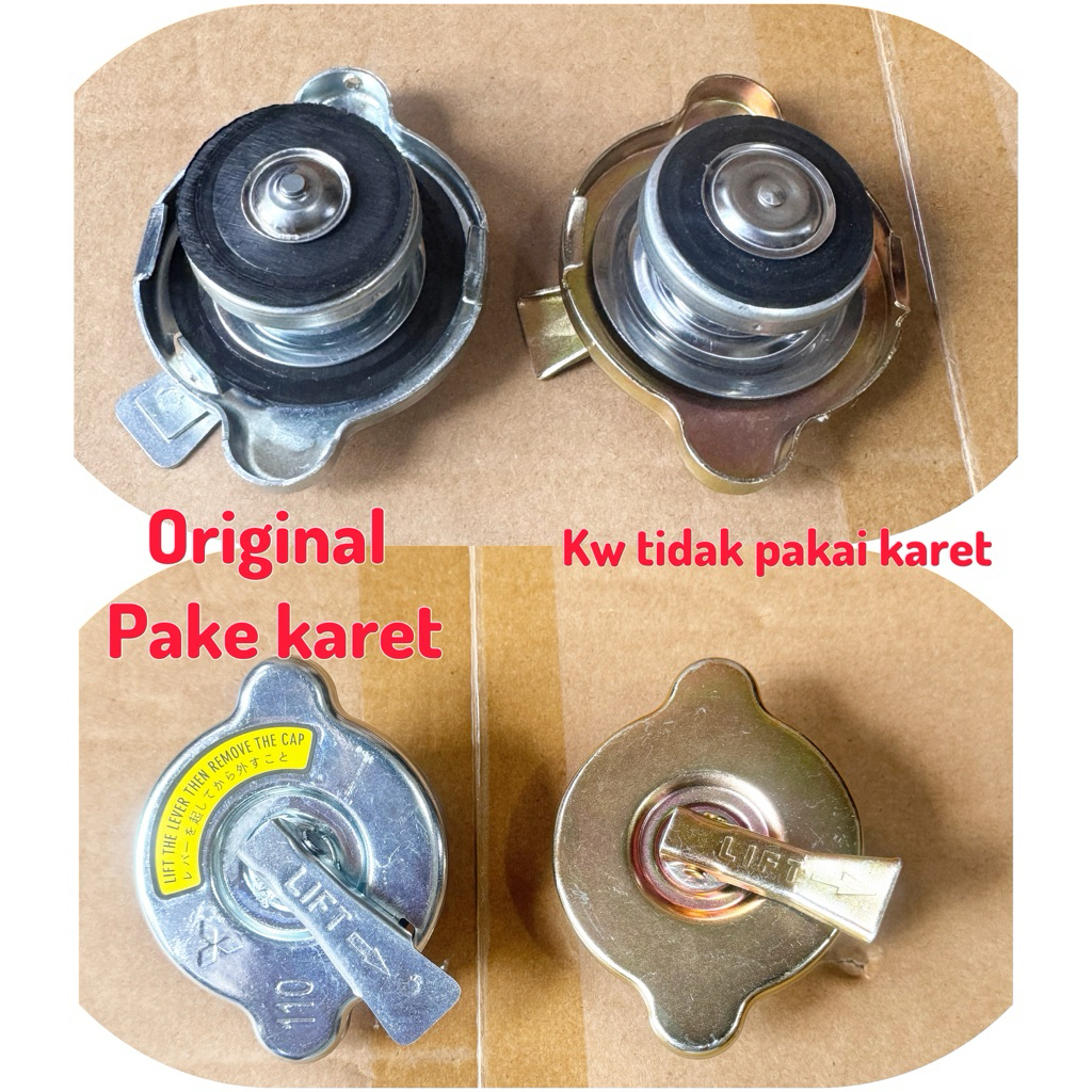 Jual tabung air radiator komplit tutup canter euro 4 original japan ...