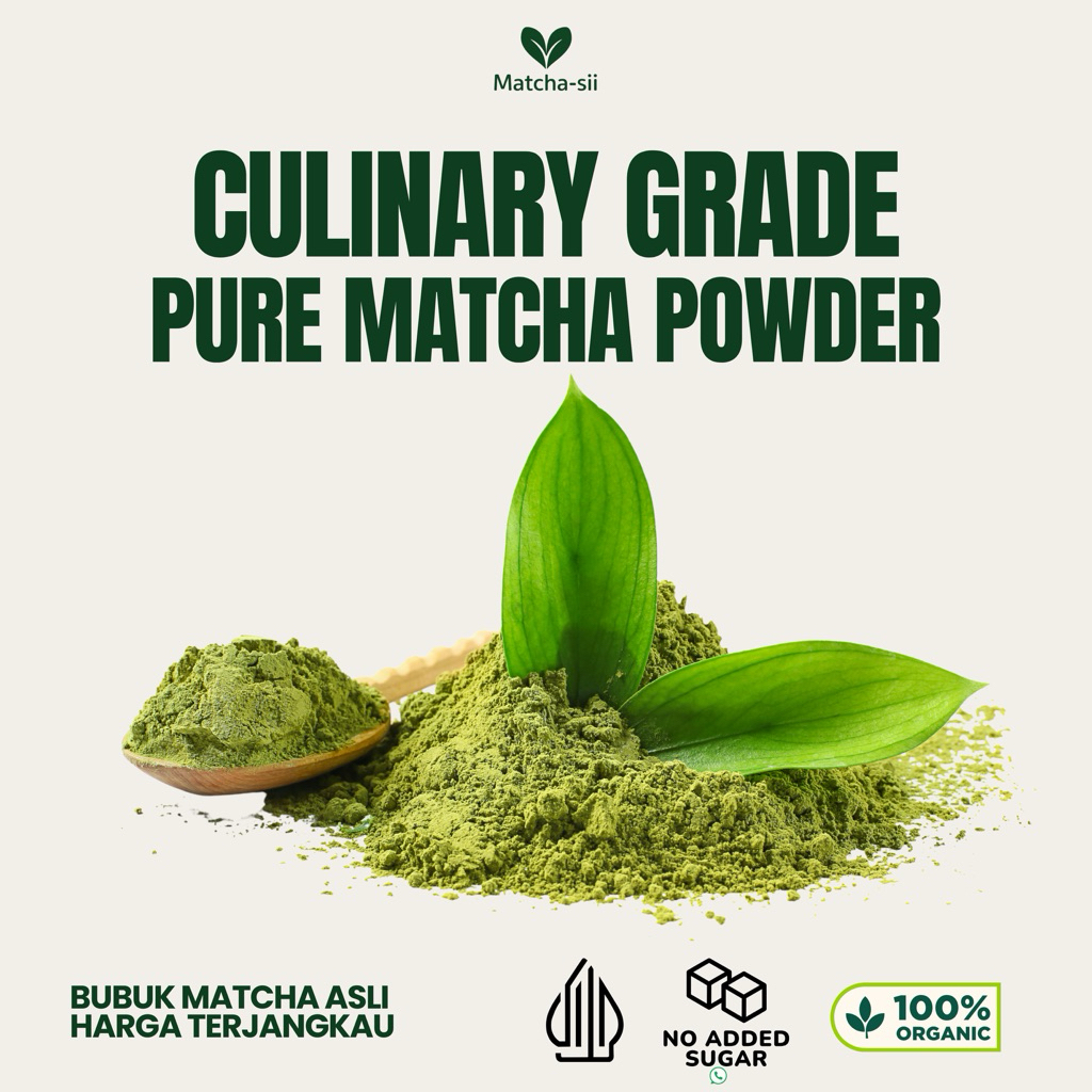 Jual Matchasii Culinary Grade Matcha | 100% Pure Matcha / Green Tea ...