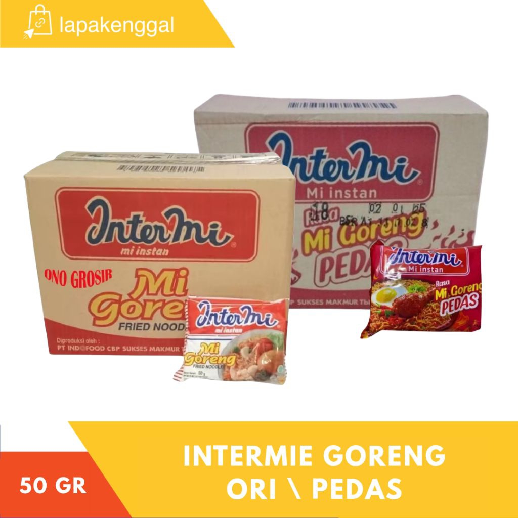 Jual INTERMI Mie Goreng Instant Ori Dan Pedas | Shopee Indonesia