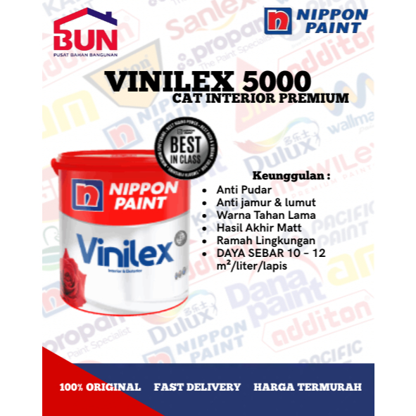 Jual 1681D SPRING VIGOR CAT TEMBOK EKSTERIOR INTERIOR NIPPON PAINT ...
