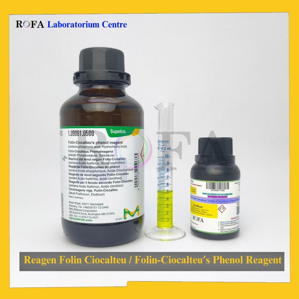 Jual Reagen Folin Ciocalteu / Larutan Folin Ciocalteu / Folin-Ciocalteu ...