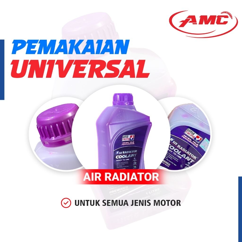 Jual Air Radiator UMA RACING 1L ORIGINAL | Shopee Indonesia