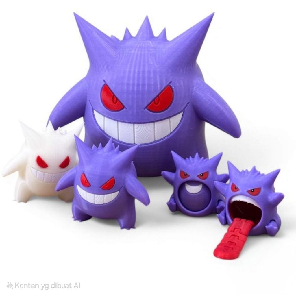 Jual Figur Raksasa Pokemon Gengar Dekorasi Koleksi Unik 19 cm - Kecil 8 ...