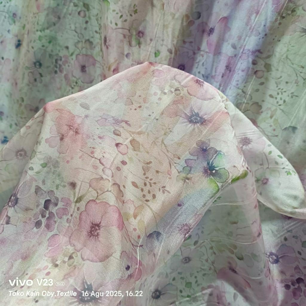 Jual KAIN ORGANZA PREMIUM MOTIF BUNGA - KAIN ORGANDI MOTIF BUNGA HARGA ...