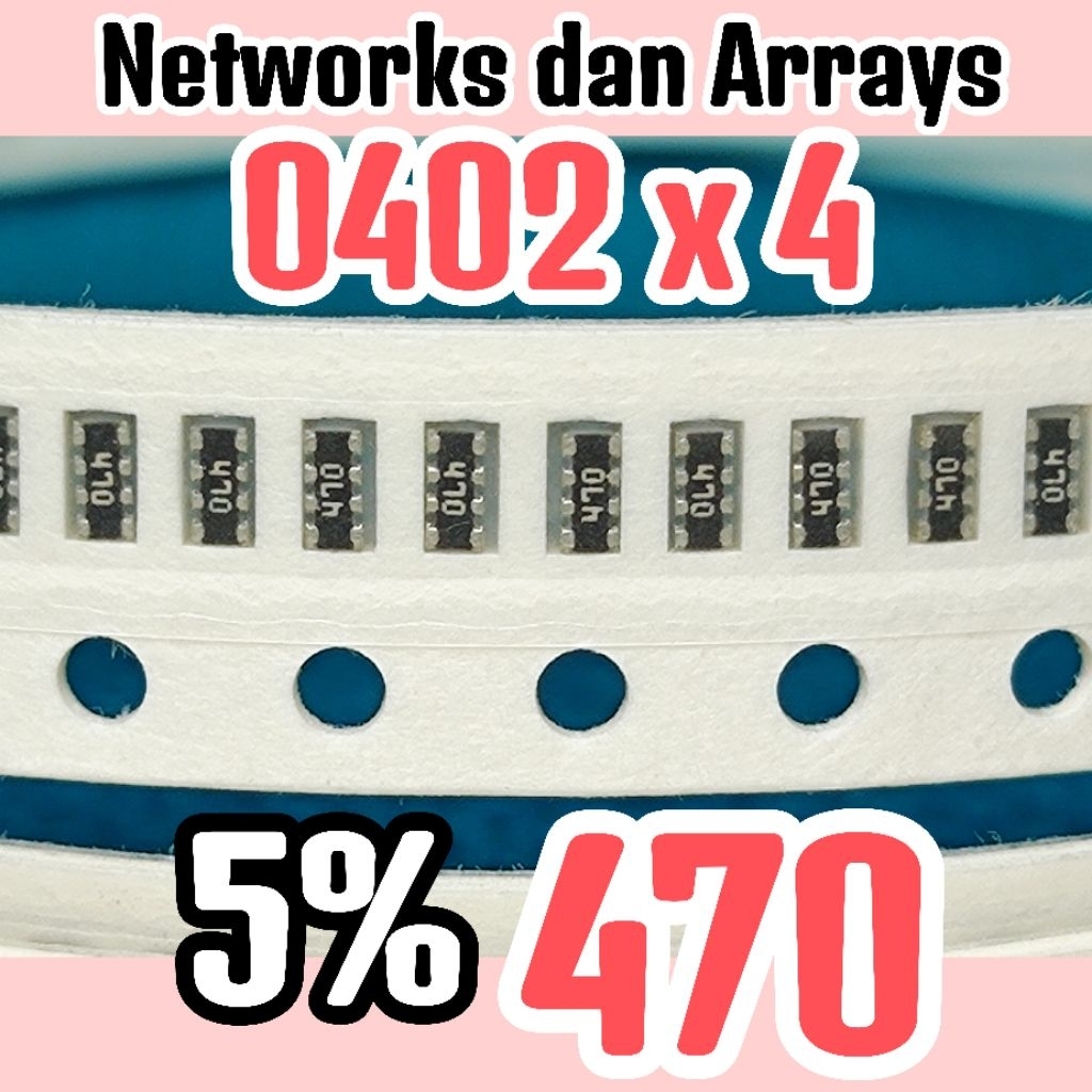 Jual 10pcs Chip resistor Networks dan Arrays 470 47R 5% smd 47ohm 47 ...