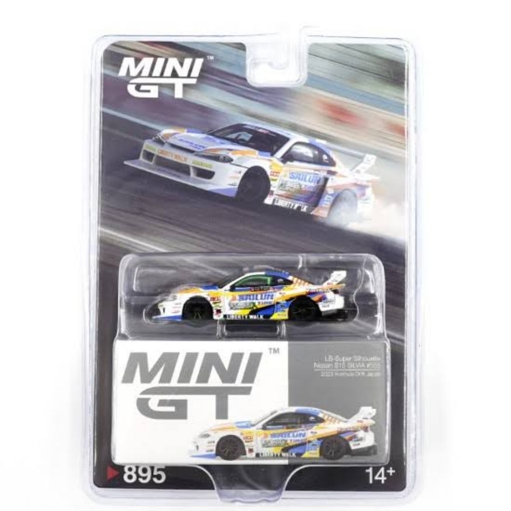 Mini GT 1:64 Nissan S15 Silvia LB-Super Silhouette No.555 - Formula Drift 2022
