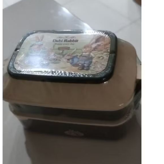 Jual kotak makan 2 susun debi rabbit | Shopee Indonesia