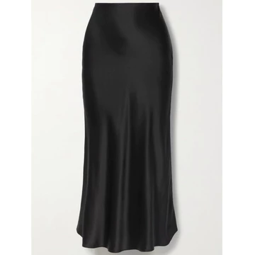 Restu_Rok Satin Silk Premium Rok Skirt Rok Panjang